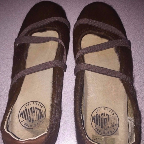 Palladium Shoes - PALLADIUM KASSEL Brown Calf Flats SZ US 8 SHOES